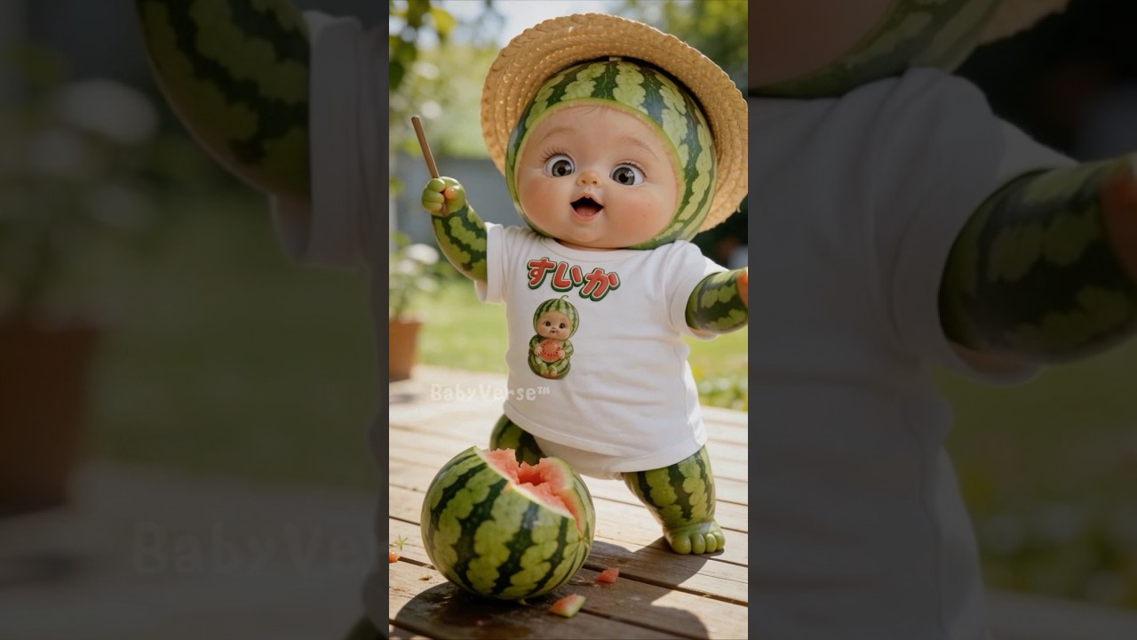 ASMR | Watermelon Baby’s 1 Day Routine 🍉👶 | Cozy Summer Life 🌿✨ #asmr