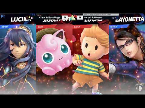 Ascension VIII SSBU Doubles WR3 - Claus & BassMage (Red) vs Horse & The Weasel (Blue)
