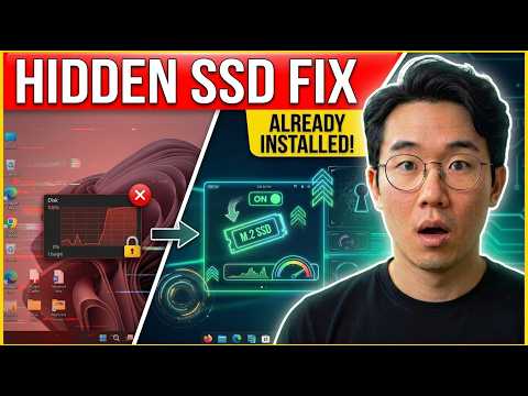 Windows Has Been Hiding This SSD Fix From You — It's Already Installed
