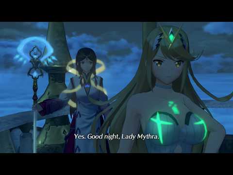 Xenoblade Chronicles 2 Swimsuit Edition Cutscene 076 - Addam Spars with Lora