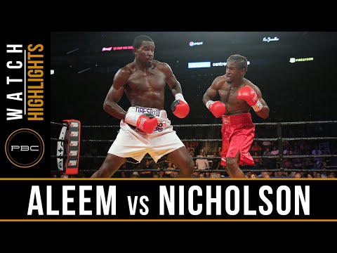 Aleem vs Nicholson HIGHLIGHTS: July 29, 2016 - PBC on Spike
