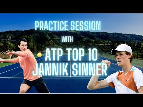 Ich gegen Jannik Sinner (ATP Top 10) | ATP-Trainingssitzung