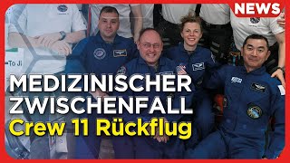 Raumfahrt-News: NASA schickt Crew 11 vorzeitig zur Erde, Artemis II Auswirkung, Mond Höhlentraining