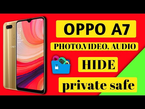 Oppo A7 Hide Photo,Video,Audio / How To Use Private safe in oppo A7