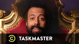 Reggie Watts Hosts the Craziest Game Show Ever - Taskmaster