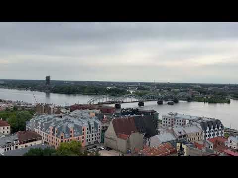 Riga from St. Peter's Church [Latvia] - (bird's eye view VII)