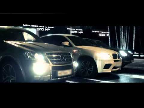 Mercedes ML63 AMG vs Porsche Cayenne Turbo S vs BMW X6 M HD