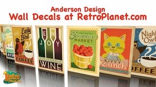 Anderson Design Group Wall Decals from Retro Planet