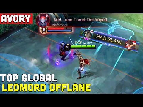 Leomord Offlane Gameplay ! [Top Global  Leomord]  - Avory | MLBB