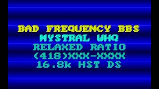 Bad Frequency BBS (demo) for DOS