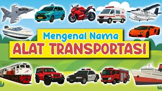Download lagu Belajar Mengenal Nama Alat Transportasi Untuk Anak Bahasa Indonesia - Inggris | Kendaraan mp3