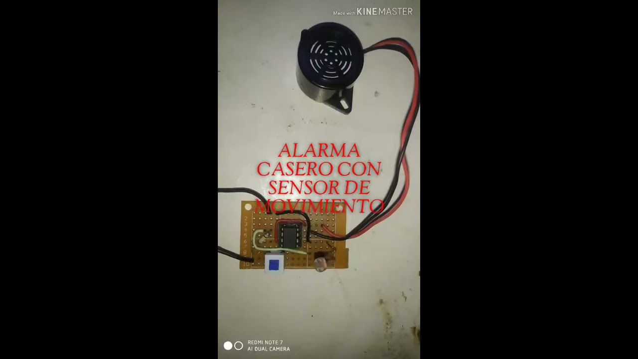 ALARMA CASERO CON SENSOR DE MOVIMIENTO - LDR