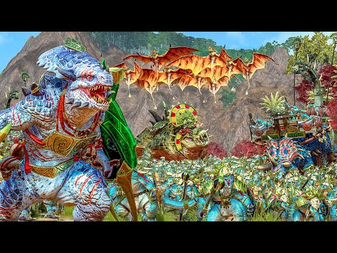 LIZARDMEN ⚔️ SKAVEN | Cinematic Battle | Total War WARHAMMER 2