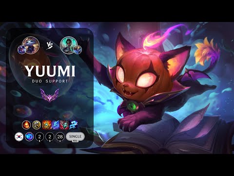 Yuumi Support vs Karma - KR Master Patch 13.18
