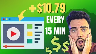 Earn $10.79 Every 15 Minutes Watching Videos (Make Money Online 2025) thumbnail
