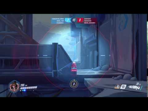 Overwatch: Widowmaker 3v3 ONE shot one kill