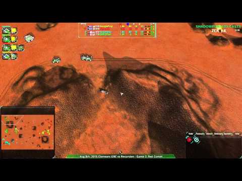 2015/08/08 Clanwars: GBC vs Recursion - Zero-K