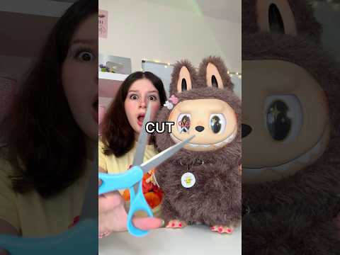 CUTTING OPEN MY GIANT LABUBU to see WHAT'S INSIDE! 😰😳✂️