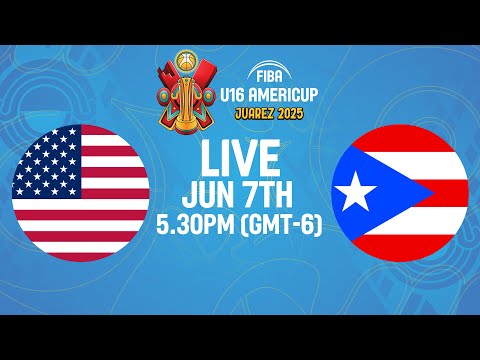 Semi-Finals | USA v Puerto Rico | Full Basketball Game | FIBA U16 AmeriCup 2025