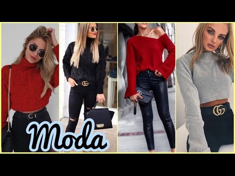 COMBINACIONES DE MODA 2022 TENDENCIAS OTOÑO INVIERNO MUJER OUTFITS Y LOOKS EN TENDENCIA