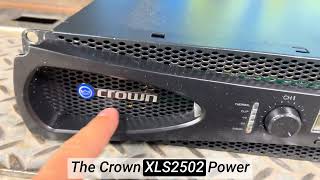 Video thumbnail for Honest Review  Crown XLS2502 Two channel Power Amplifier by AZDad