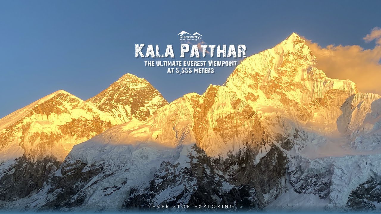 Kala Patthar viewpoint, offering stunning sunrise views of Mount Everest.