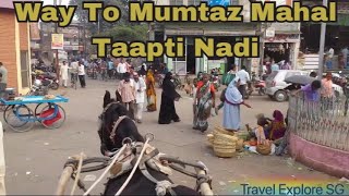 preview picture of video 'Horse Cart Ride(Ghoda Gadi Sawari) in BURHANPUR (MP) INDIA, MUMTAZ MAHAL,old palace,घोड़ागाड़ी Tanga'