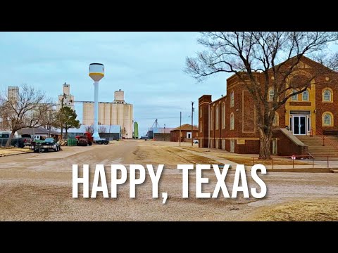 Happy, Texas! Drive with me through a Texas town!