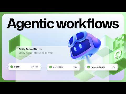 Introducing GitHub Agentic Workflows | intent-driven repository automation