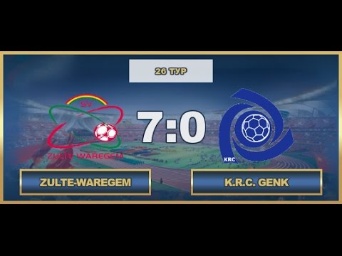 AFL. Benelux. Premier Division. Tour 26. Zulte-Waregem - K.R.C. Genk