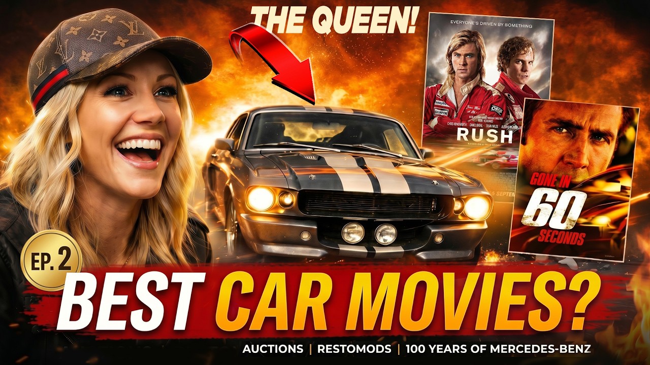 Best Car Movies EVER? $M Auctions, Mercedes-Benz Turns 100 & The Rise of Restomods