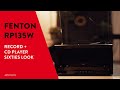 Fenton Plattenspieler mit Bluetooth RP135W Braun