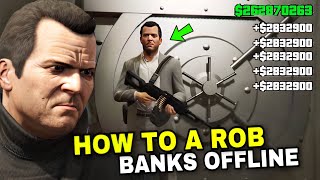 HOW TO ROB BANKS IN GTA 5 STORY MODE - NO MODS / ALL PLATAFORMS