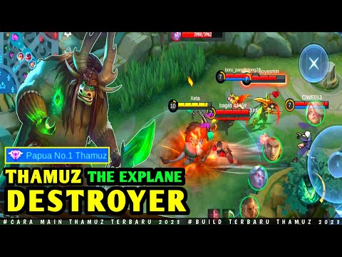 THE EXPLANE DESTROYER - THAMUZ TOP GLOBAL || CARA MAIN THAMUZ TERBARU 2023 || BUILD TERBARU THAMUZ