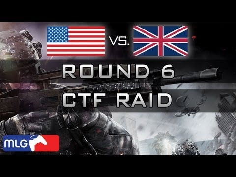 Black Ops 2 USA vs UK (MLG Style) #6 | CTF RAID "Going For The Sweep"