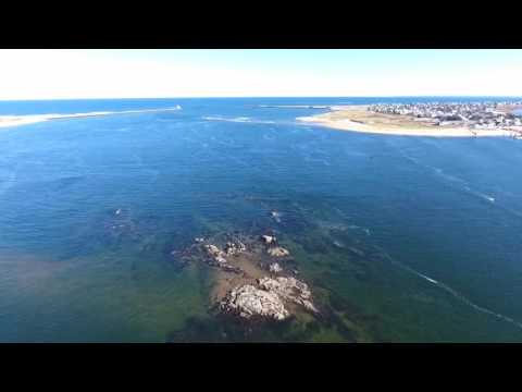 Plum Island Newburyport, MA - The Mouth of the Merrimack - DJI Phantom 4 DJI GO app