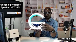 BT-3401 Bluetooth Speaker Review | LED Lights & Wireless Charging Test