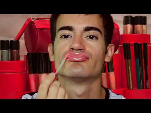 100 Layers of Lip Gloss Challenge (ASMR)