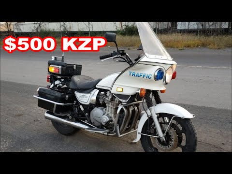 Erster Start einer ausgemusterten KZ1000P nach 3 Jahren Standzeit - KZP-Tour / Rundgang