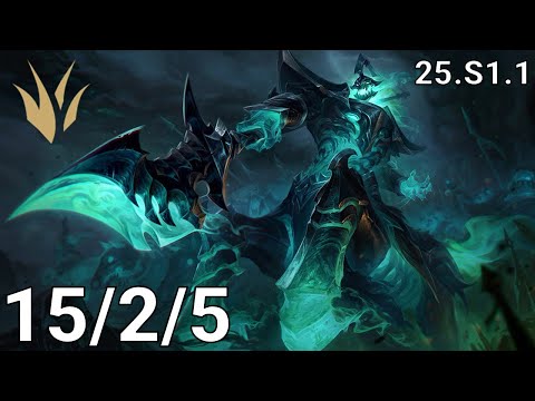 Hecarim Jungle vs Wukong - EUW diamond  | Patch 25.S1.1