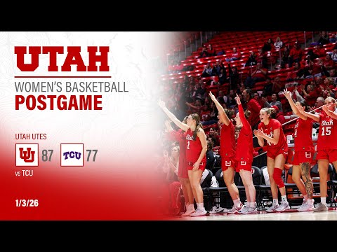 Utah: 87, TCU: 77 | Women's Basketball Postgame Press Conference