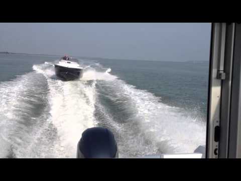 Jeanneau Merry Fisher 695 & Jeanneau Cap Camarat 6.5 WA Playing in the Solent