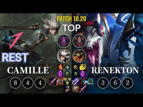 JT Rest Camille vs Renekton Top - KR Patch 10.20