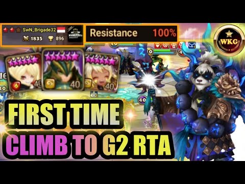 RESISTANCE BE SHOCKED ENEMIES IN RTA - Summoners War