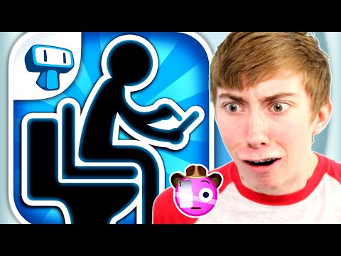 TOILET TIME - MINI GAMES TO PLAY IN THE BATHROOM (iPad Gameplay Video)