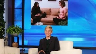 Ellen in Emma Watson&#39;s Ear