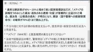 警察や検察が裏付け捜査を怠り日本放送協会などのメディアが報じた誤った情報をうのみにして立花孝志氏を逮捕長期勾留してしまった　事実が審理で立証露呈した場合における判決結果や司法組織が受ける破滅的ダメージ