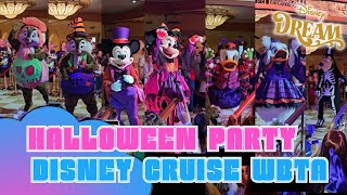 Disney Cruise Halloween Dance Party | Disney Dream WBTA | Disney Cruise Line