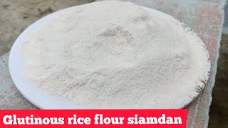 How to make glutinous rice flour // Chhang phut Siam dan // buhban siamdan