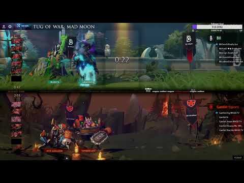Gambit  vs B8 [Dendi Stack]  || WePlay MadMoon Dota 2 Tug of War || [Dota 2 LIVE] No Caster